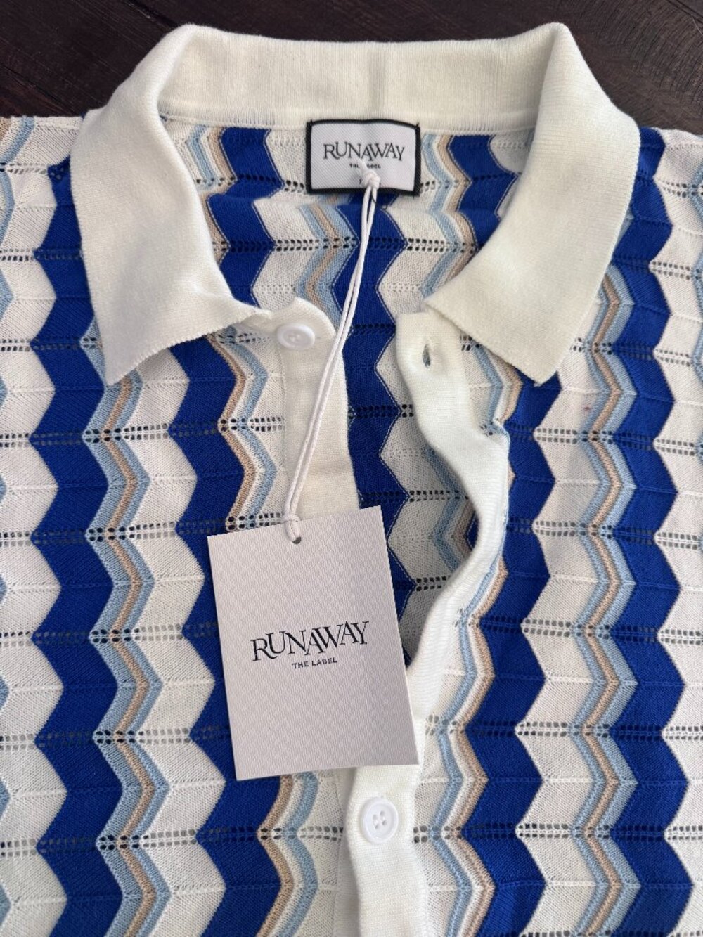 Runaway The Label Men's Knit Polo Shirt